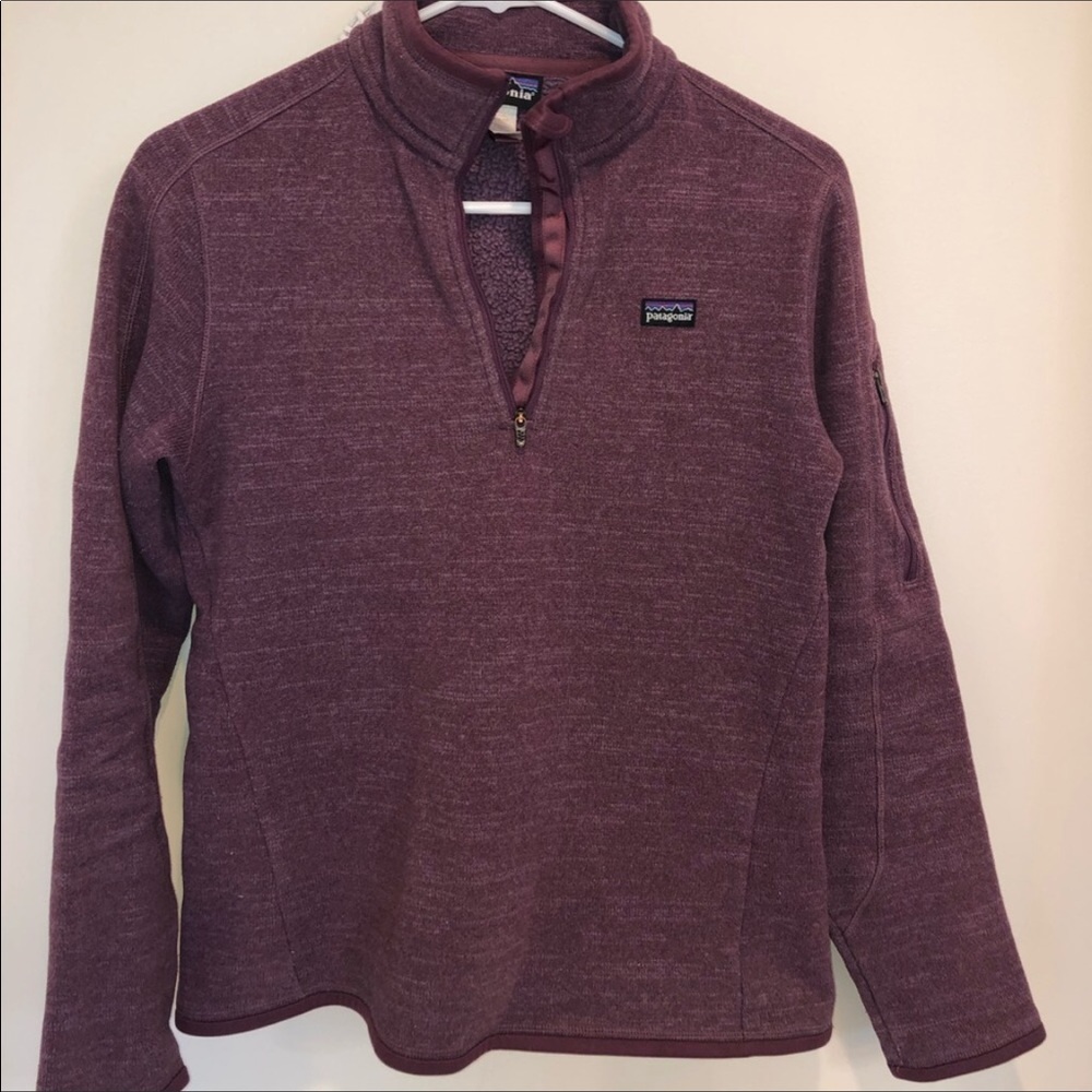 Patagonia 3/4 zip sweater.